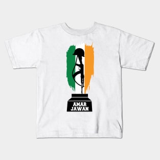 I Love Indian Army Amar Jawan Patriotic Jai Hind T-shirt Kids T-Shirt